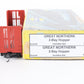 Burlington CB&Q 95126 Pulp Wood Flat Car Athearn HO Model Train