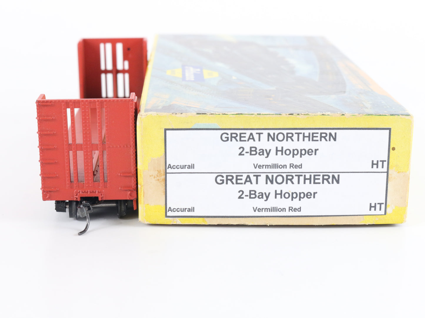 Burlington CB&Q 95126 Pulp Wood Flat Car Athearn HO Model Train