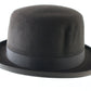 Top Hatters Mens Brown Fur Felt Fedora Derby Hat W/ Orange Feather 5x 6 7/8 55cm