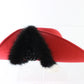 Ruth Kropveld Originals Ladies Red Fur Felt Hat W/ Sequins 7 1/8 57cm