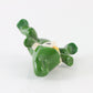 Vintage Pixie Elf Green Seated Ceramic Figure Japan 2 In
