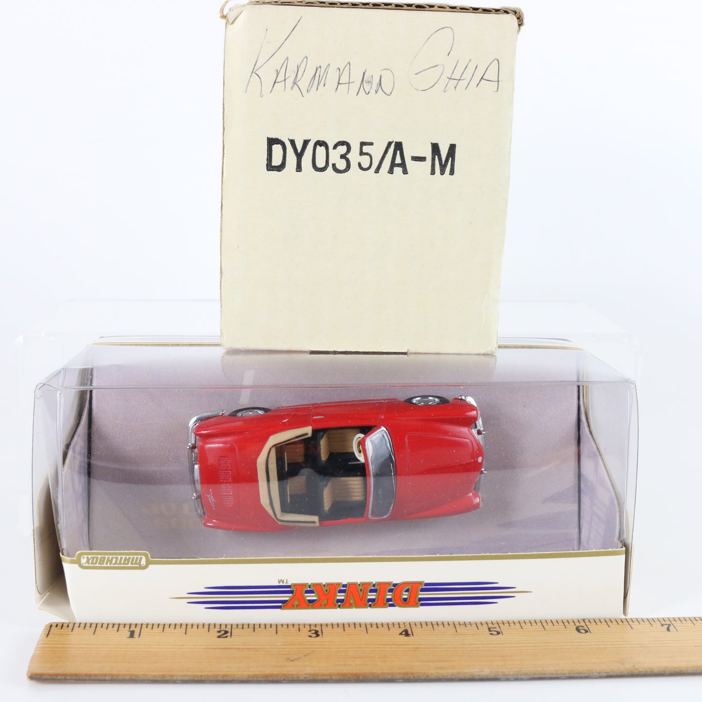 Vw Volkswagen Karmann Ghia Cabrio Dinky Matchbox 1:43 Model Car Dy036/a