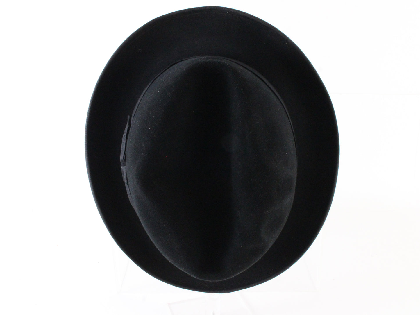 Cavanagh Hats New York Mens Black Felt Homburg W/ Ribbon MULTIPLE SIZES