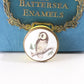 Vintage Owl Halcyon Days Small Round Trinket Box B&B Bilston Battersea Enamels