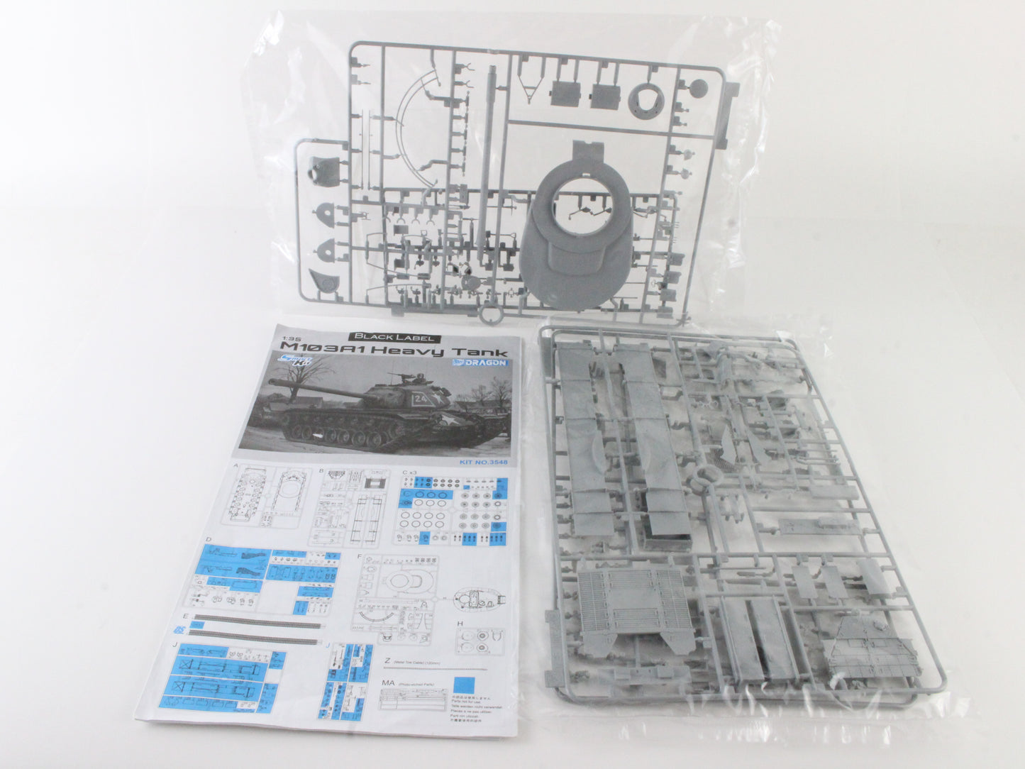 M103a1 Heavy Tank Black Label 1:35 Dragon Model Kit 3548