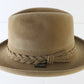 Biltmore Golden Pheasant Velour Mens Camel Tan Felt Fedora W/ Band 6 7/8 55cm