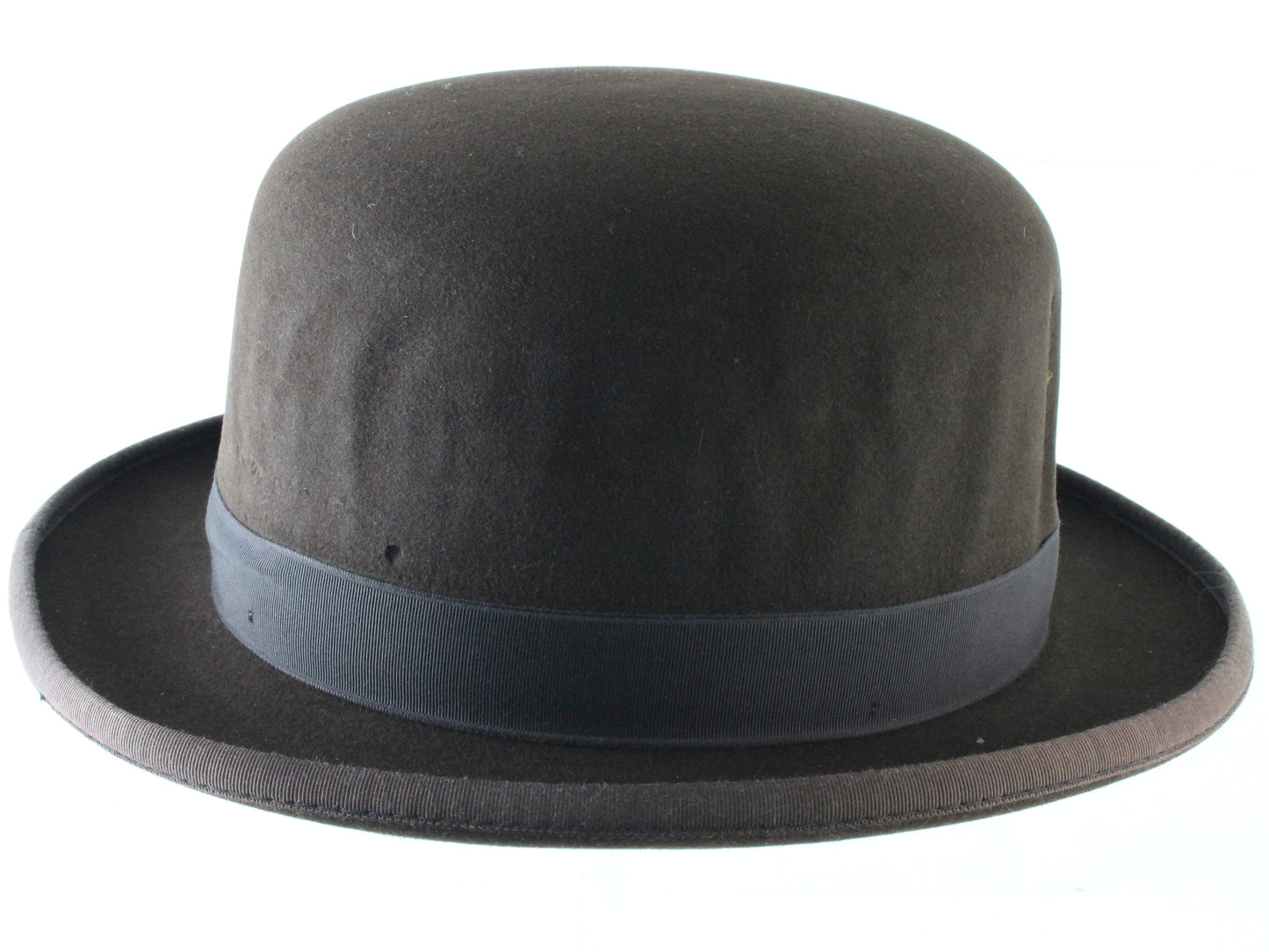 Top Hatters Mens Brown Genuine Fur Felt Classic Derby Hat 6 7/8 55cm