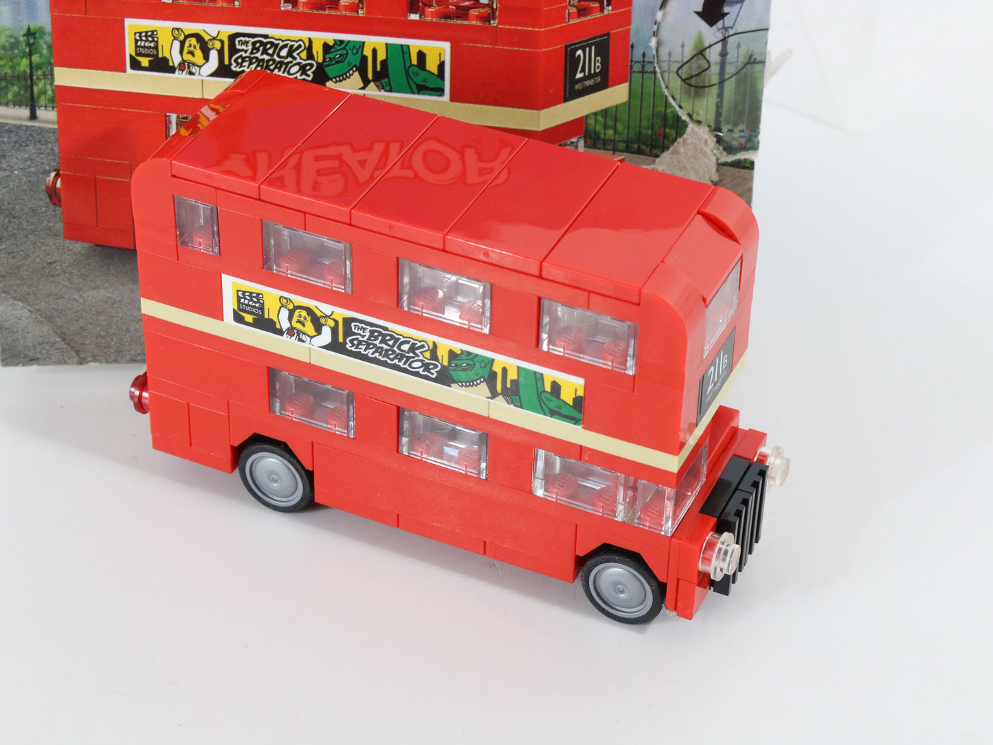 Lego Creator Double Decker Westminister Bus Built 40220 + Box Instructions