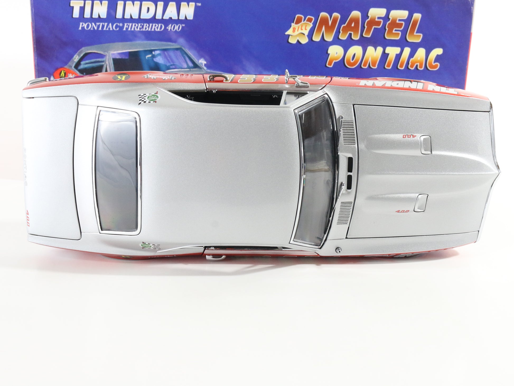 Tin Indian Pontiac Firebird 400 Bill Knafel Exact Detail Replicas 1:18 Model