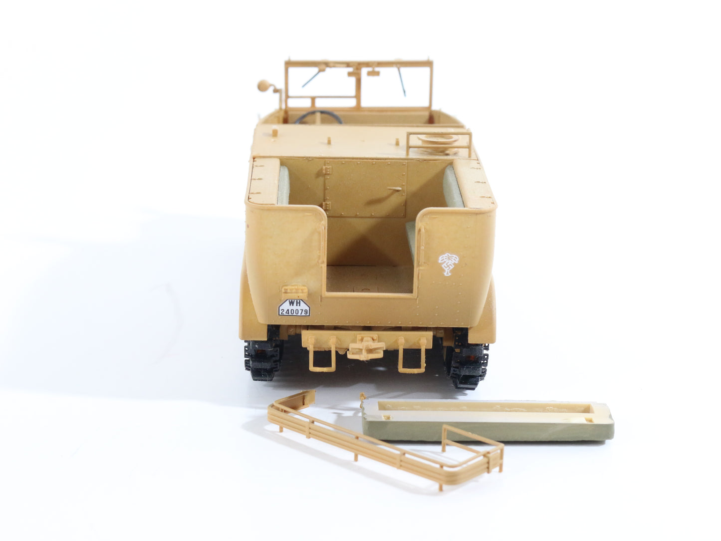 Sdkfz11 WW2 German Halftrack Military Truck 1:48? Built Model Vehicle