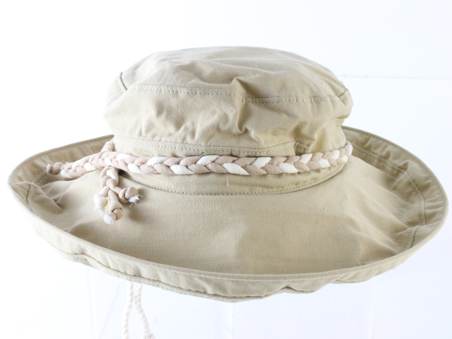 Top Cover Collections Australian Designed Ladies Tan Cotton Hat Adjustable