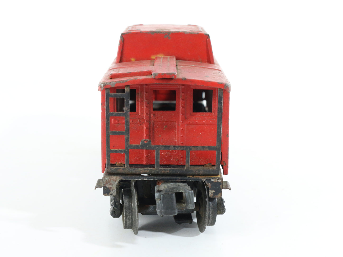 Lionel O Postwar 2472 Red Metal Pennsylvania 477618 Caboose