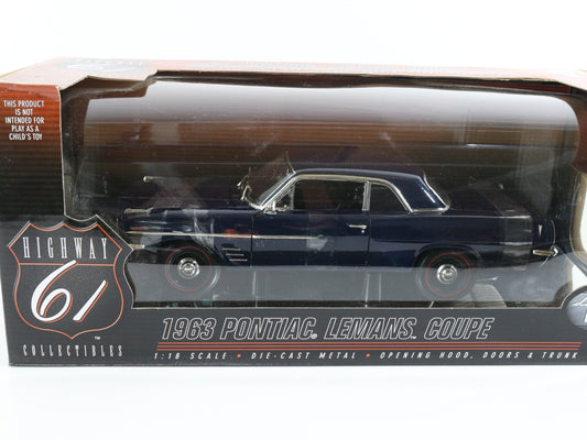 1963 Pontiac Lemans Coupe Highway 61 Diecast Promotions 1:18 Model Car 50147, 1:18 diecast Model, 1:18 rare model, high end diecast, Highway 61 1:18