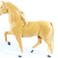Tan & White Barbie Dream Horse Plastic Toy Figure Mattel 1980