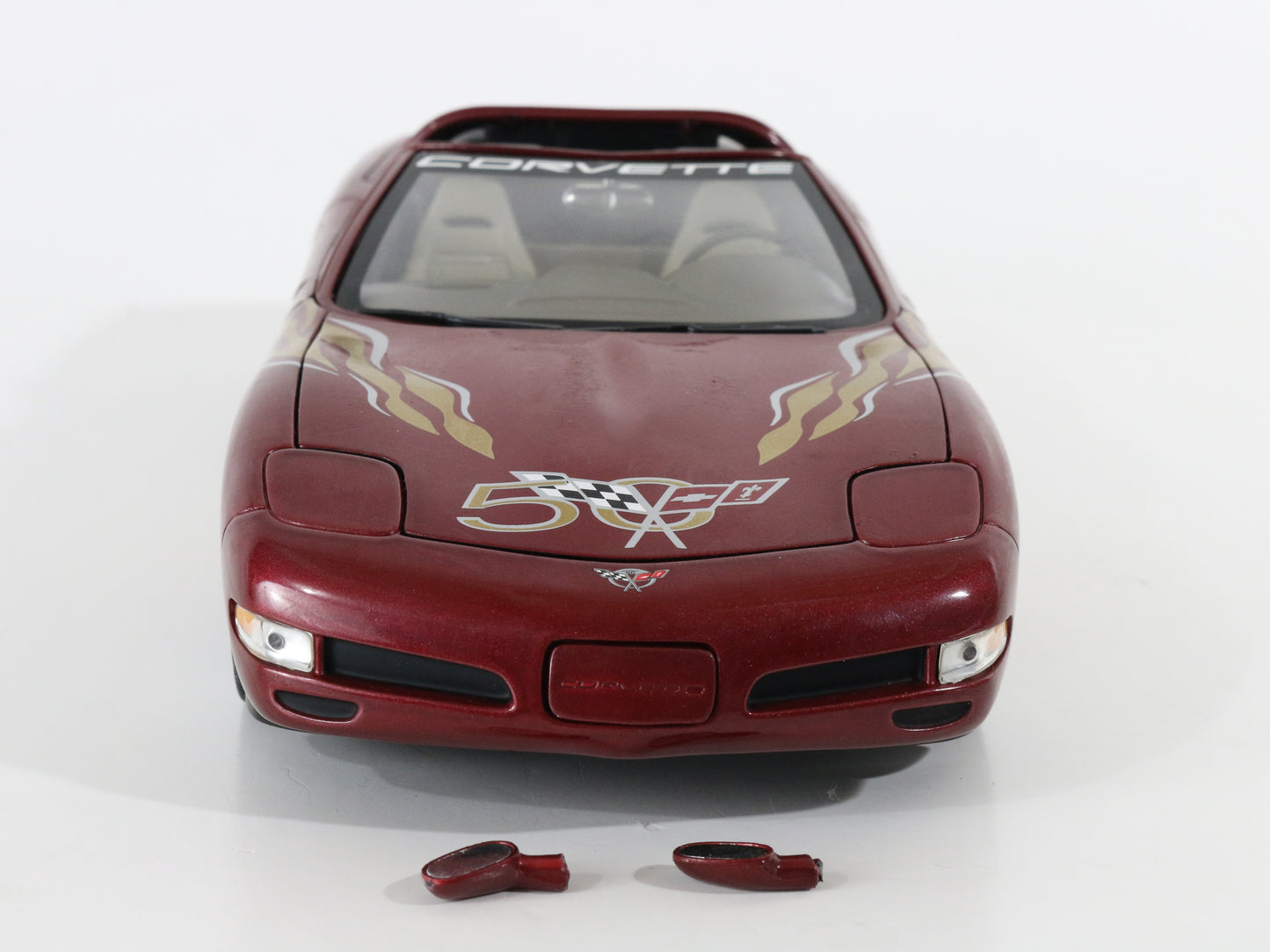 2003 Chevrolet Corvette Indianapolis 500 Maroon ERTL 1:18 Model Car