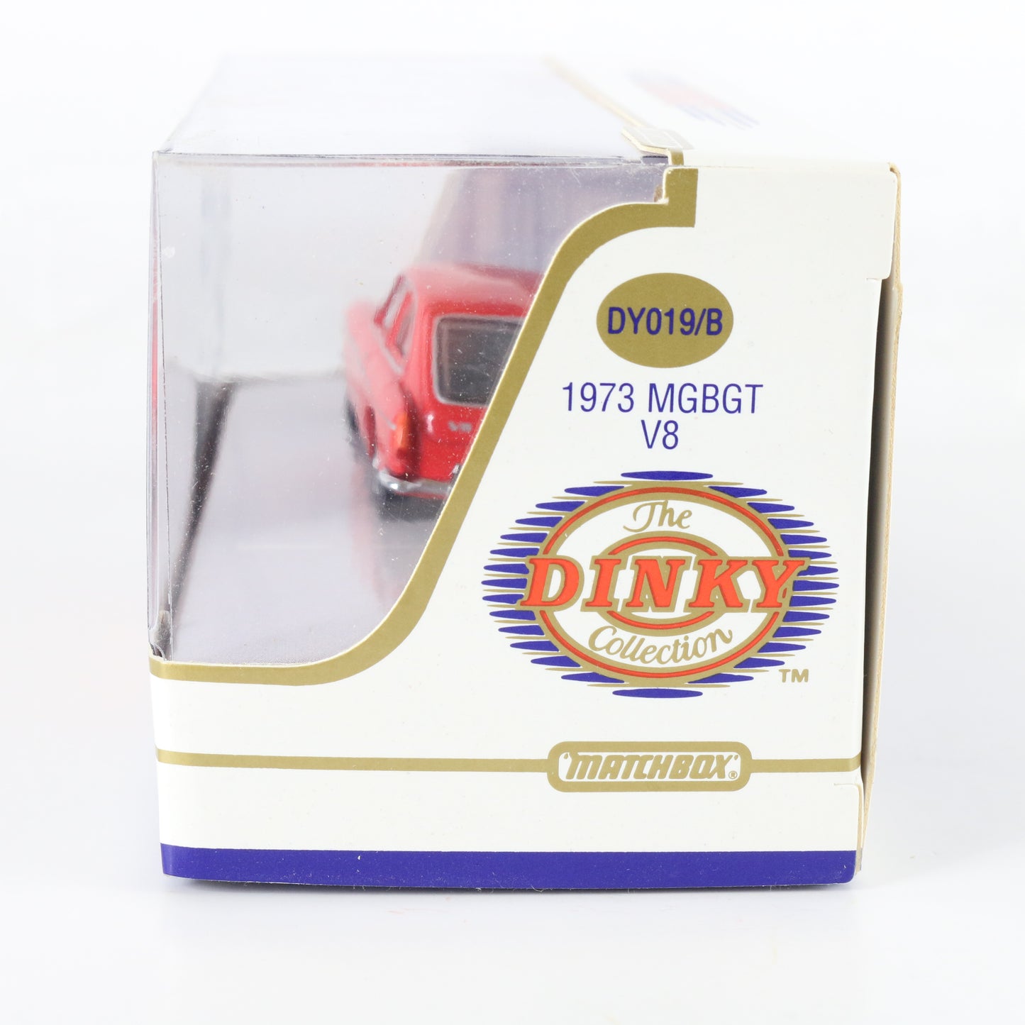 1973 Mgbgt V8 Red Dinky Matchbox 1:43 Model Car Dy019/b