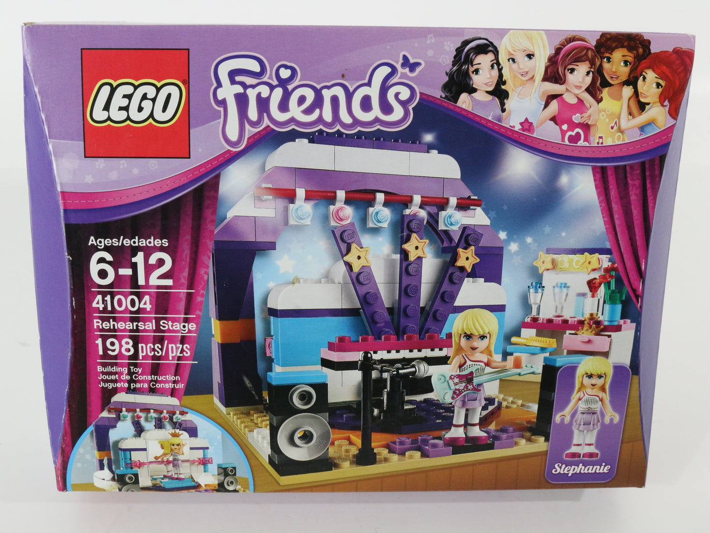 Lego Friends Stephanies Rehearsal Stage Mostly Built 41004 + Box Instructions