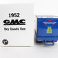 1952 GMC Dry Goods Van Us Royal Tires First Gear 1:34 Model 19-1504