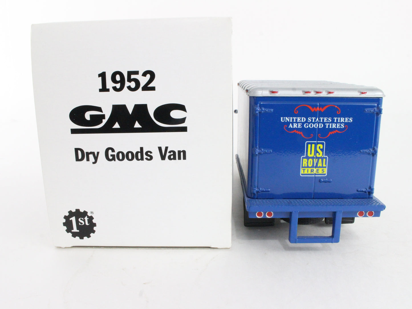 1952 GMC Dry Goods Van Us Royal Tires First Gear 1:34 Model 19-1504