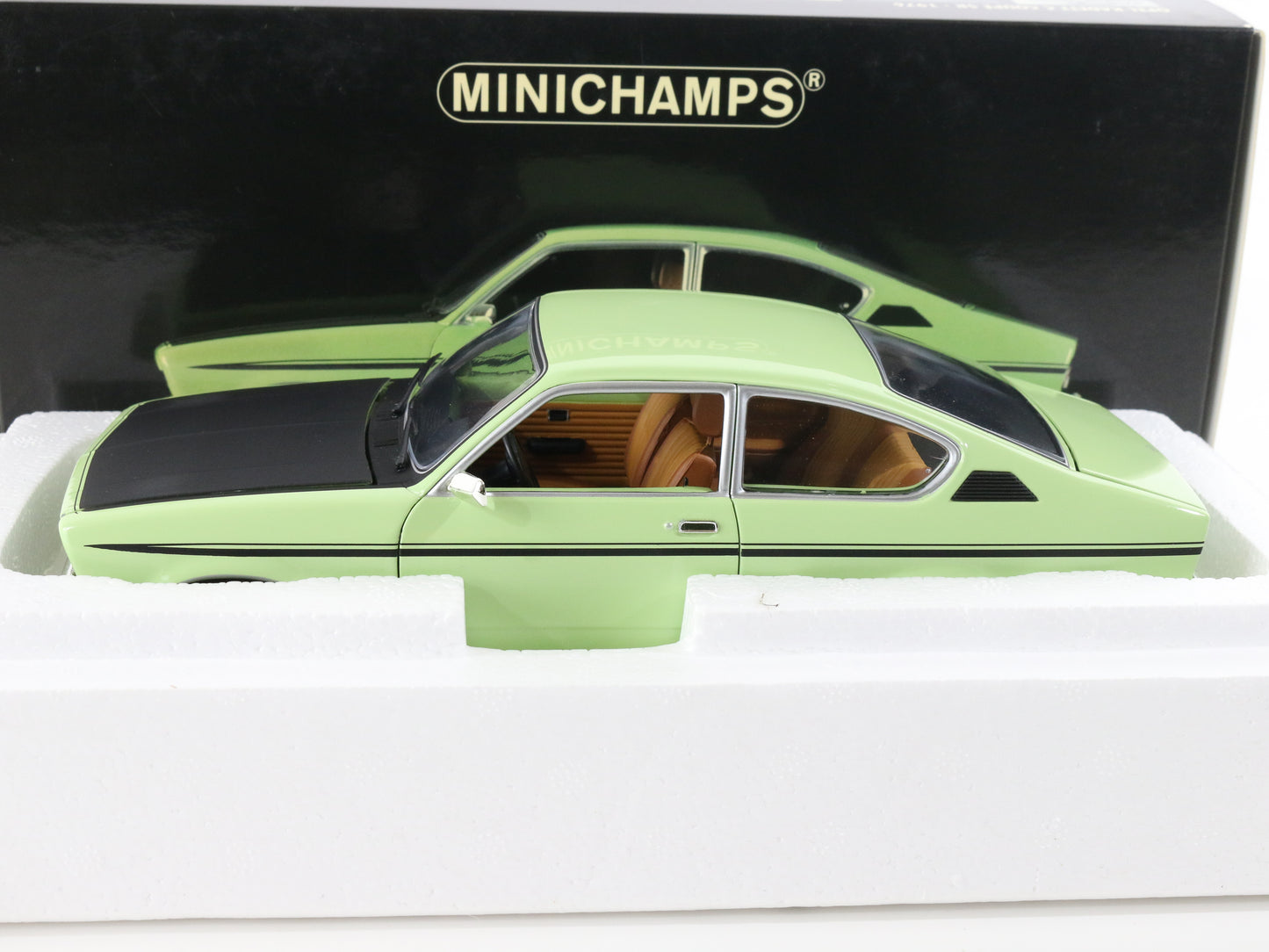 1976 Opel Kadett C Coupe Sr Green Minichamps 1:18 Model Car 180 045625