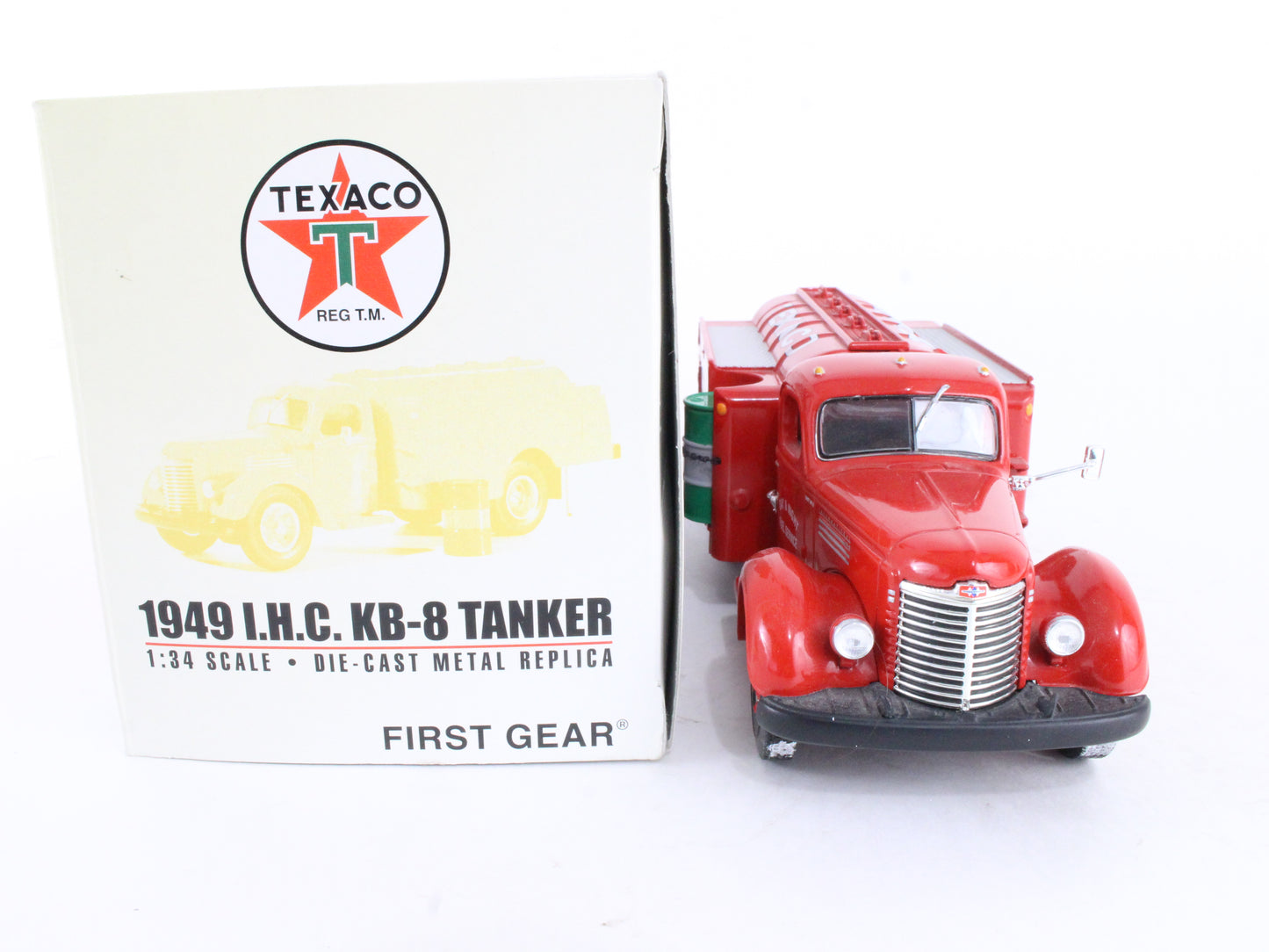 1949 IHC Kb-8 Tanker Texaco First Gear 1:34 Model 19-2567e