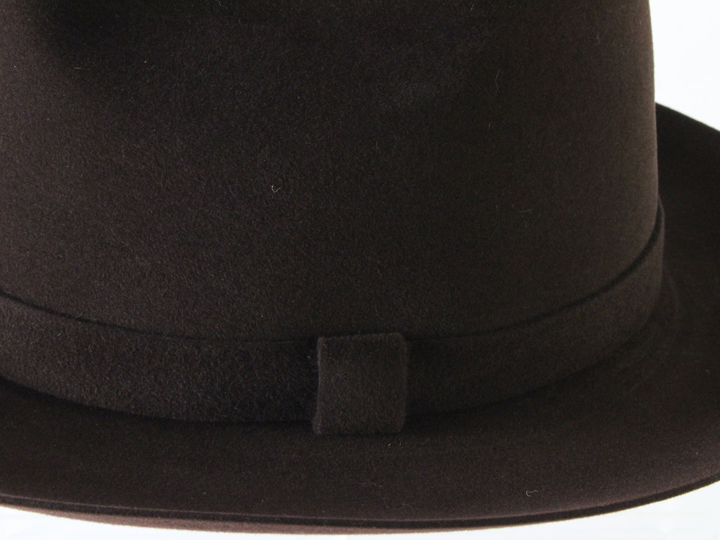 Selentino Mens Brown Extra Fine Soft Suede Felt Fedora Italian MULTIPLE SIZES