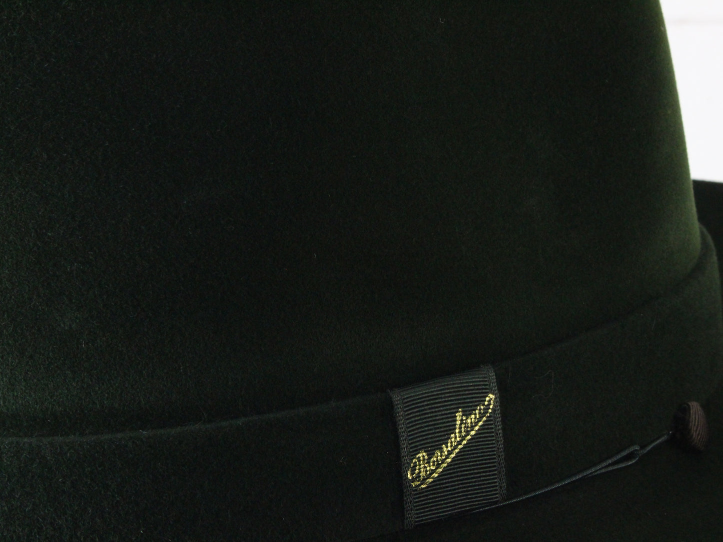 Borsalino Alessandria Mens Forest Green Felt Fedora MULTIPLE SIZES