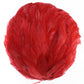 George Zamaul New York Ladies Boutique Red Felt Hat W/ Feathers 6 7/8 55cm