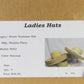 Peralta Place Ladies Natural Straw Summer Hat W/ Tan Band MULTIPLE SIZES