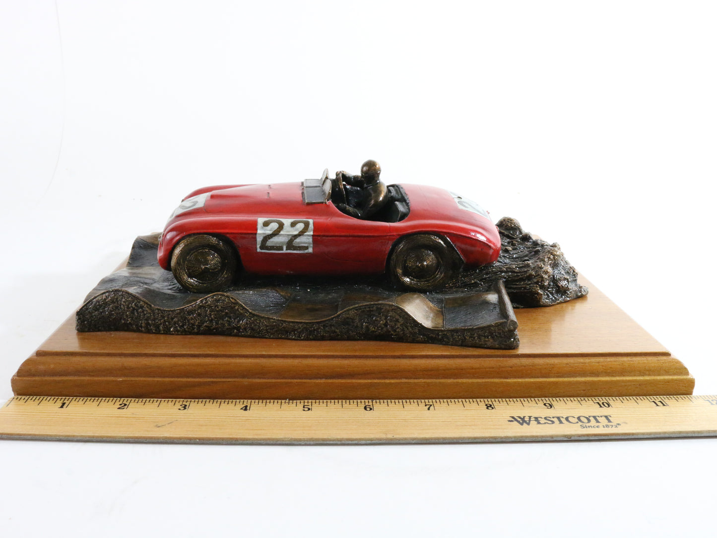 1949 Ferrari 166 MM Winner 24hr Le Mans #22 Luigi Chinetti Bronze Model