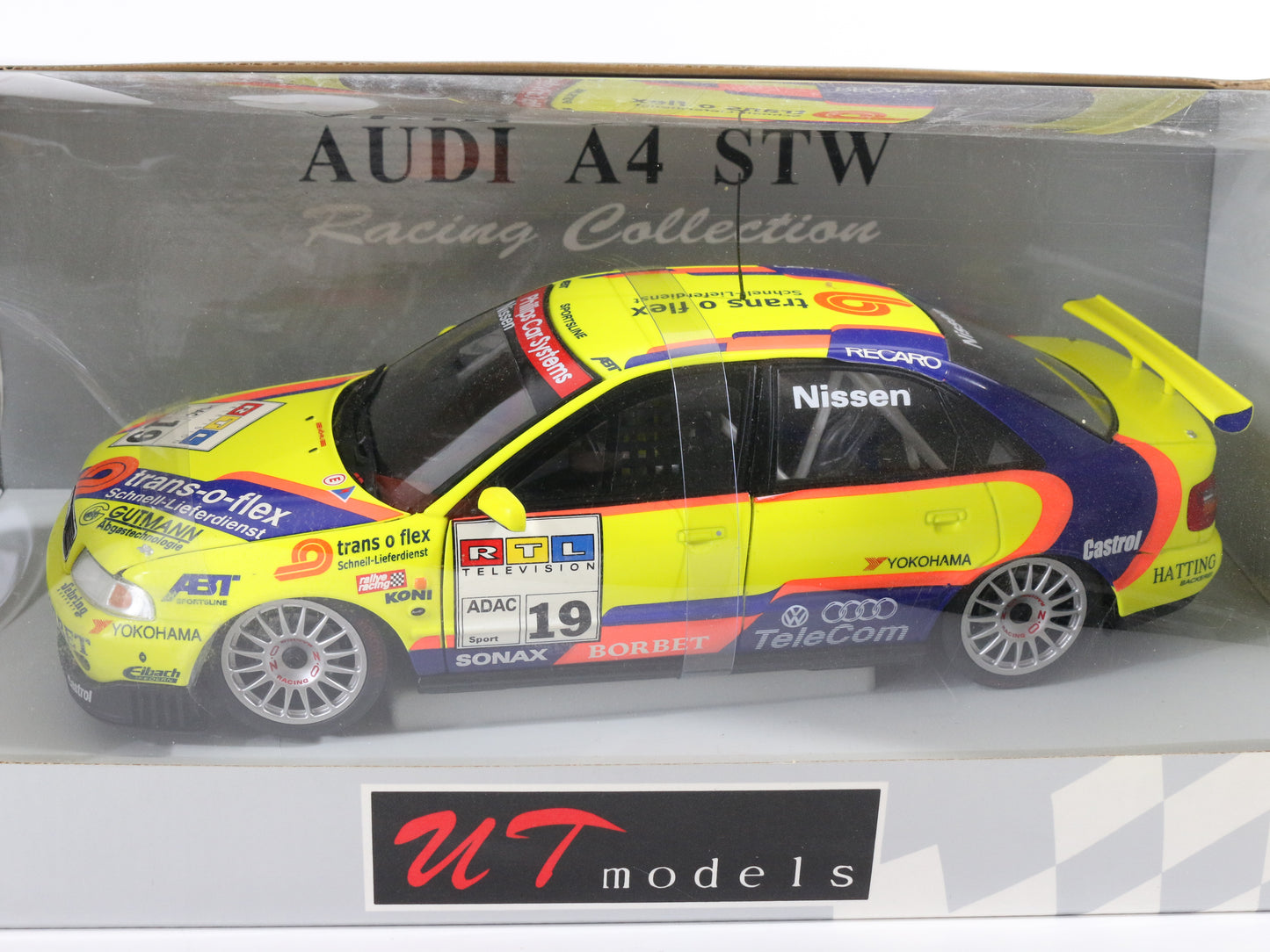 Audi A4 STW Abt Sportline Nissan #19 Racing Collection UT Models 1:18