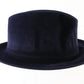Dobbs Mens Classic Navy Blue Felt Fedora W/ Feather and Pin 7 56cm