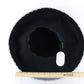 Eve Andrea Ladies Elegant Boutique Black Felt Hat W/ Beading Feather 7 1/8 57cm