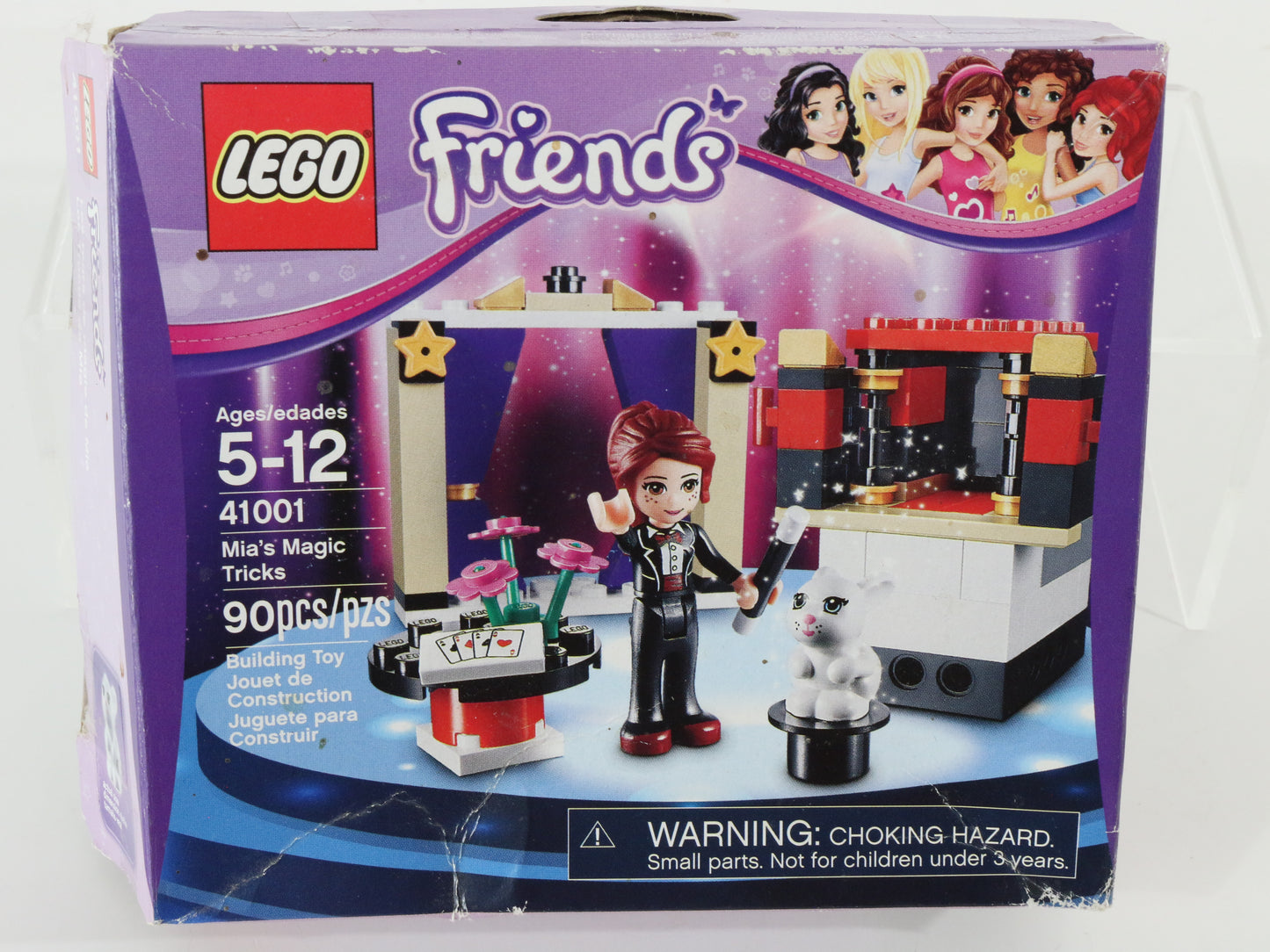 Lego Friends Mias Magic Tricks Mostly Built Set 41001 W/ Box & Instructions