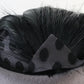 Sonni of California Ladies Gray and Black Wool Felt Hat W/ Feathers 7 1/8 57cm