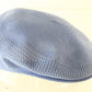 Kangol Mens Blue Tropic Lightweight Woven Flat Cap Ventair Cap S