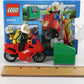 Lego City Fire Motorcycle Built Set 60000 W/ Box & Instructions