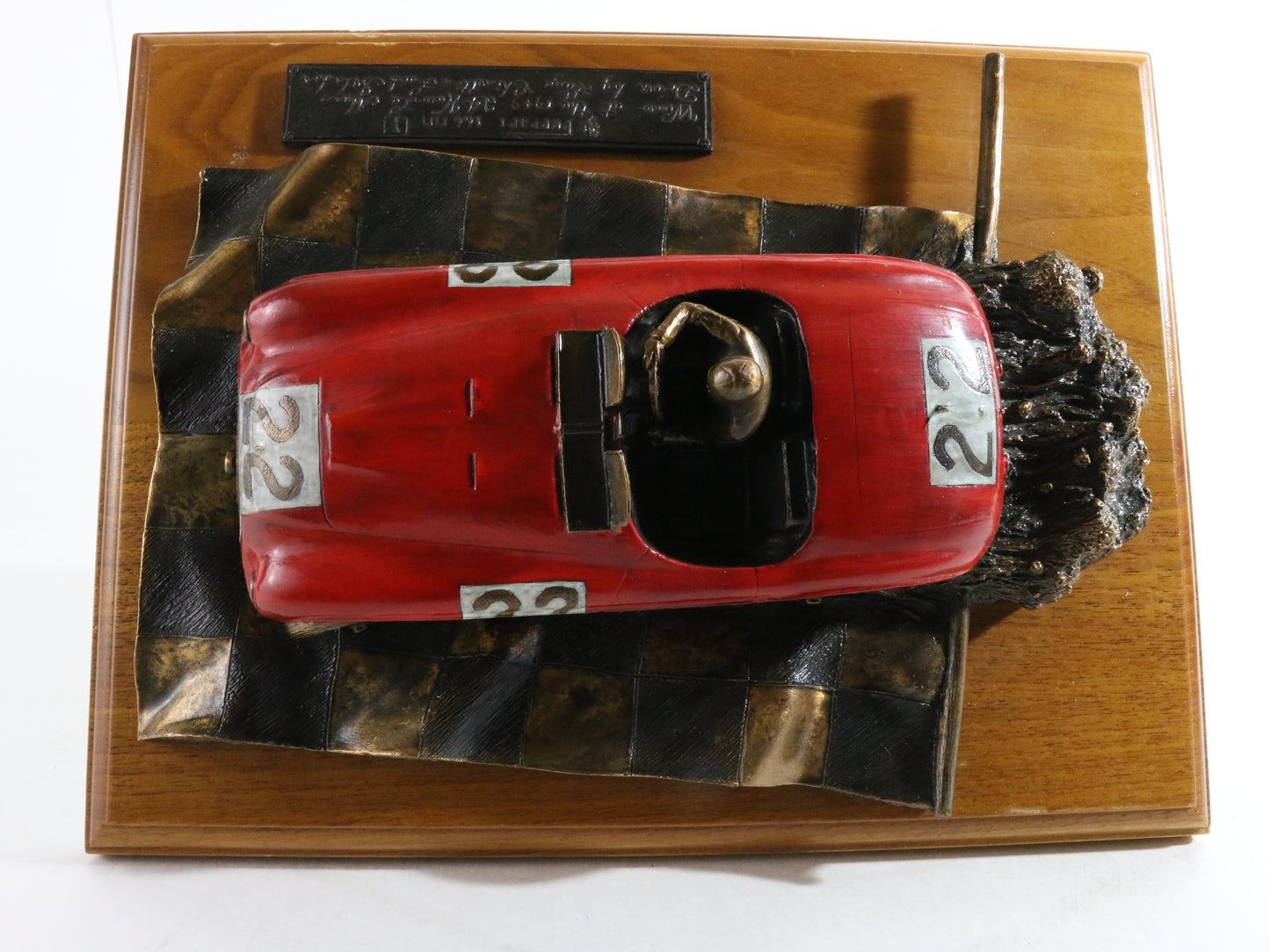 1949 Ferrari 166 MM Winner 24hr Le Mans #22 Luigi Chinetti Bronze Model