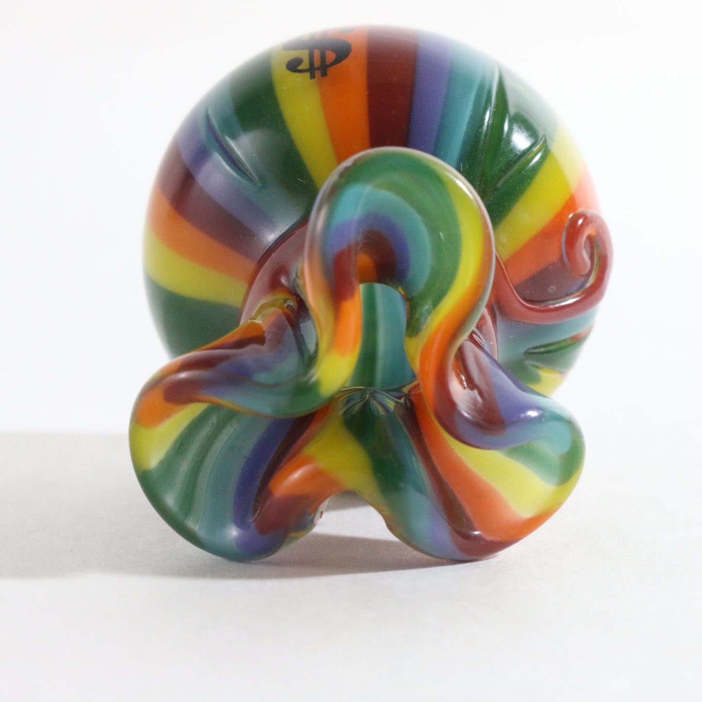 JAG Just Another Gallery Glass Money Bag Rainbow #25 1.5"