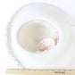 George Zamaul Couture Ladies White Felt Hat W/ Beading 7 1/8 57cm