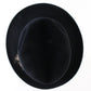 Dobbs Mens Classic Black Felt Fedora W/ Feathers and Pin MULTIPLE SIZES