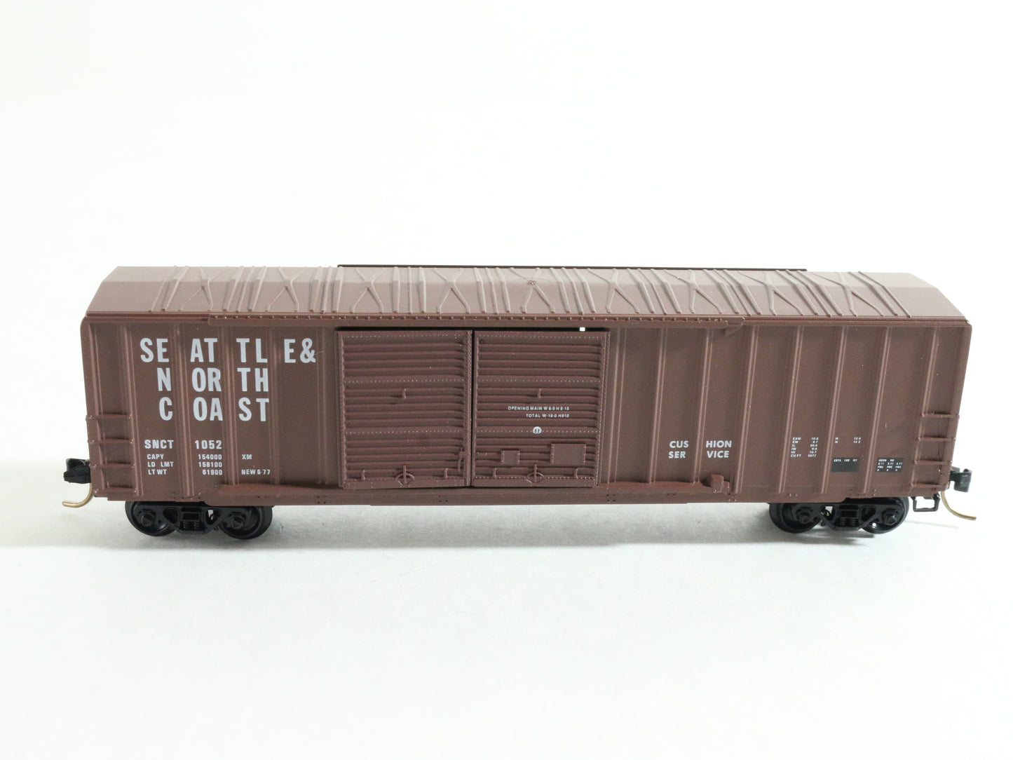 Seattle & North Coast SNCT 1052 Double Door Boxcar Micro Trains N