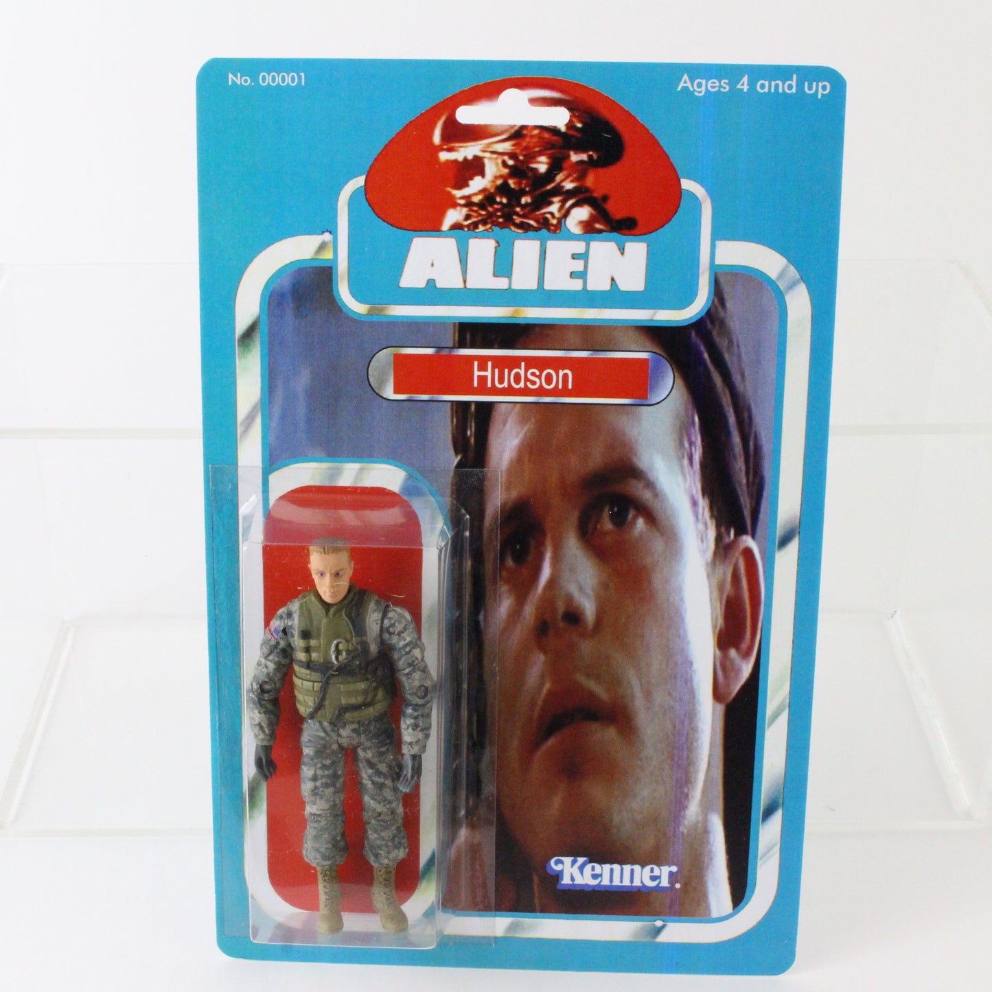 Alien Hudson Kenner 3.75" REPRO STYLE CUSTOM Action Figure 1