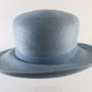Makins New York Ladies Baby Blue Straw-like Elegant Boutique Hat 7 1/8 57cm