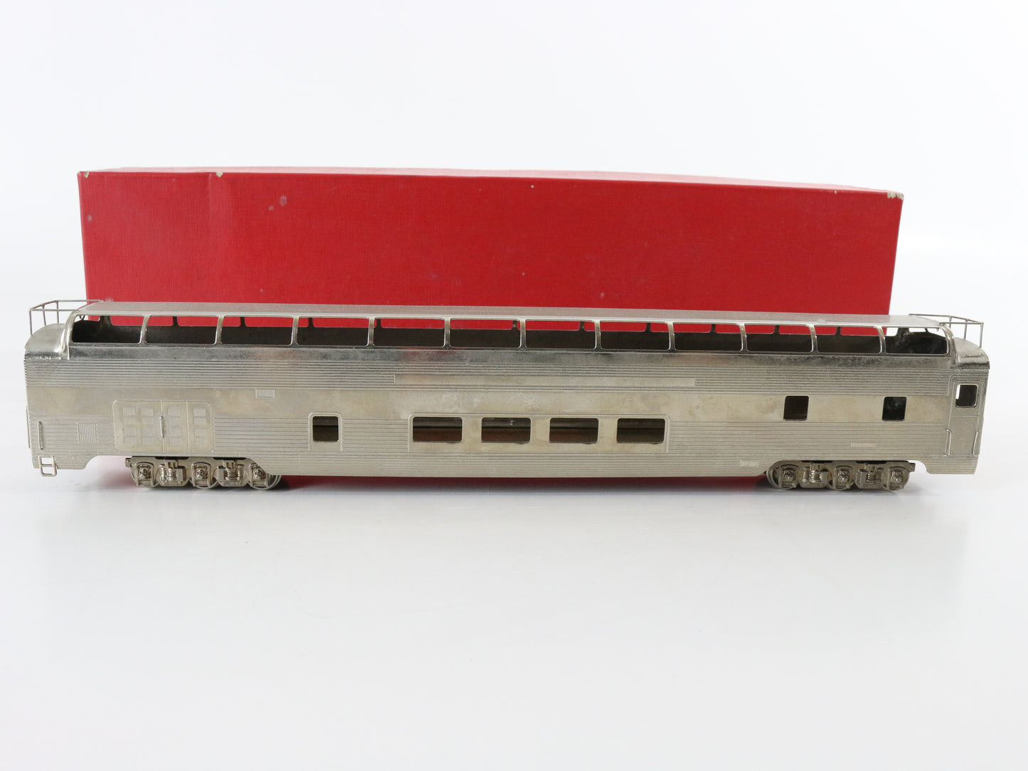 Unpainted Santa Fe Silver Full Length Dome Car SOHO Brass HO 506