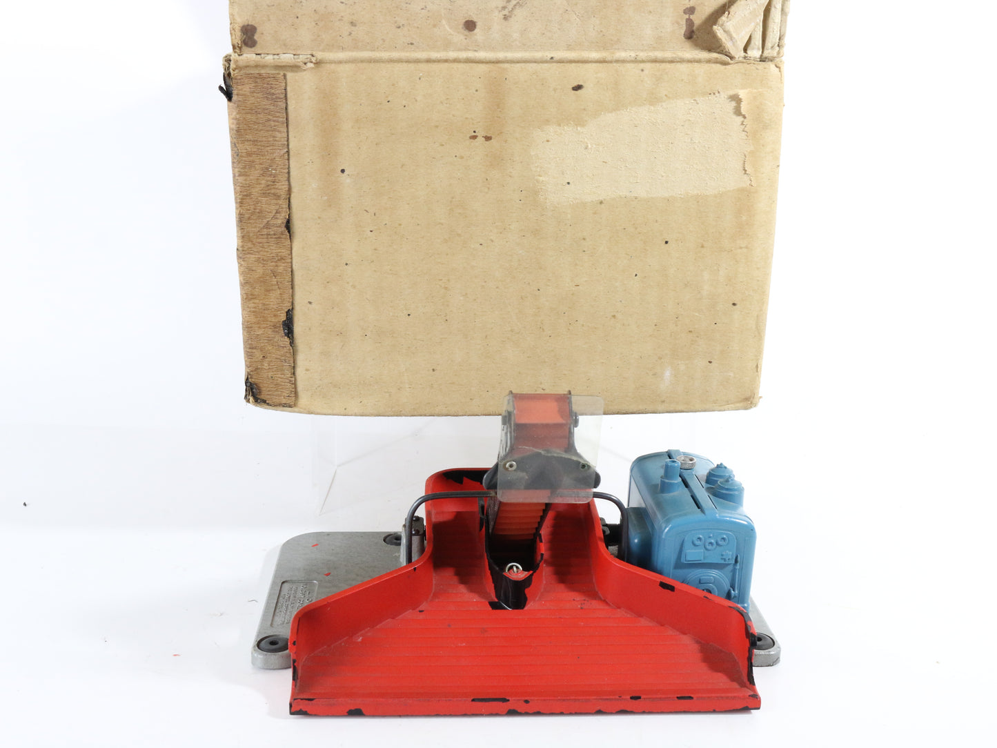 Lionel O Postwar 397 Red & Blue Coal Loader W/ Box & Parts