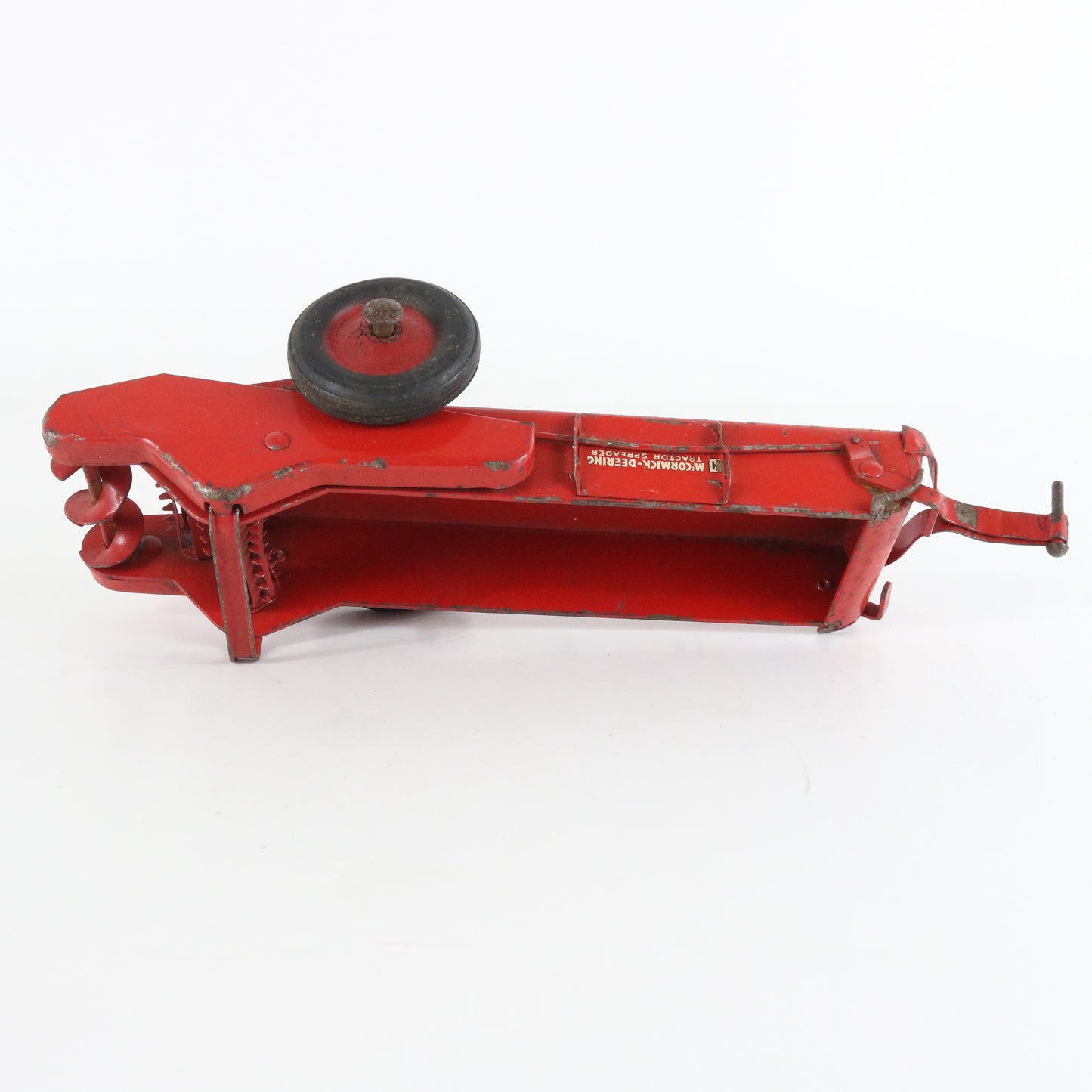 IH Mccormick Deering Tractor Spreader Red Usa 10.25"