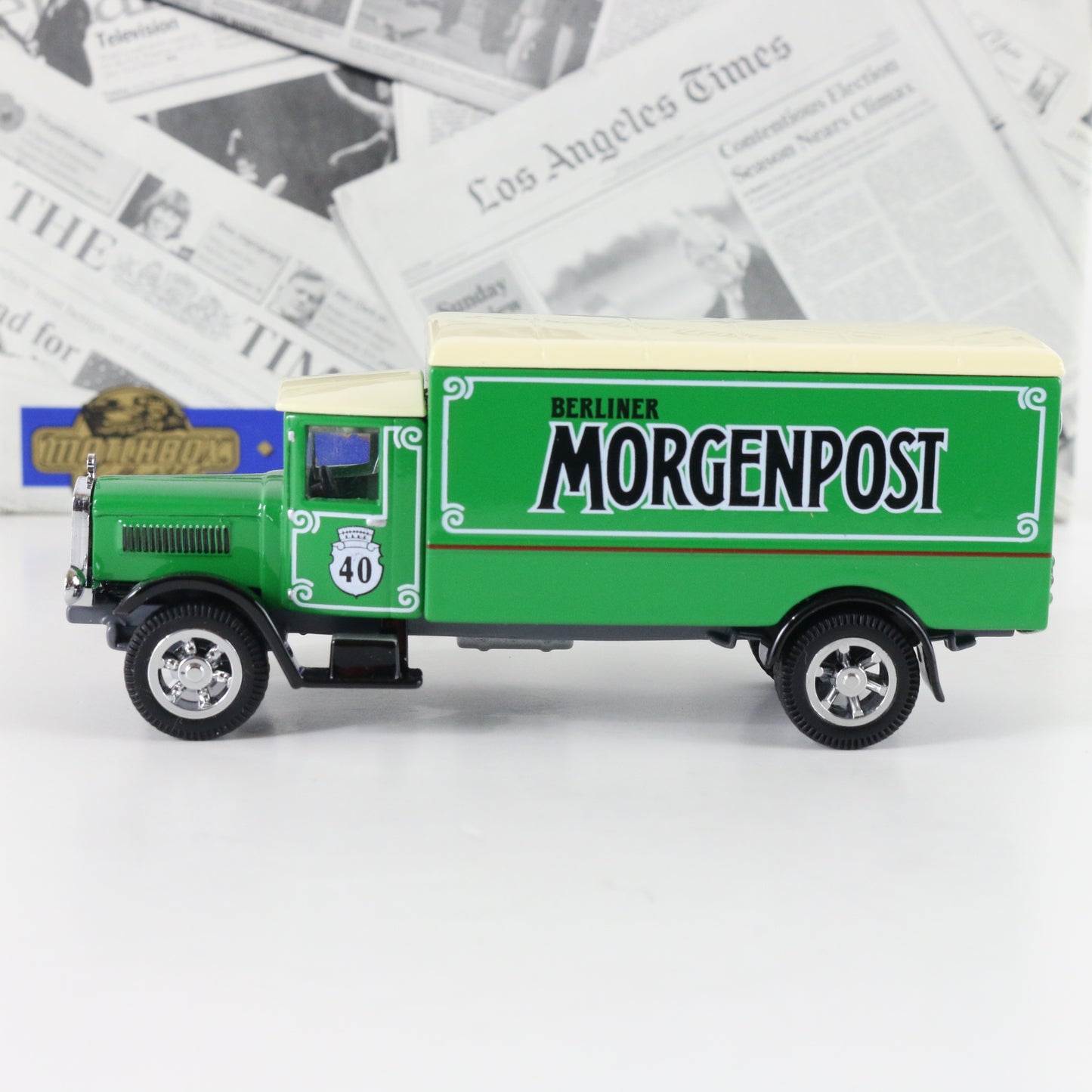 1932 Mercedes Benz L5 Berliner Morgenpost Power Of Press Matchbox 1:43 Ypp03