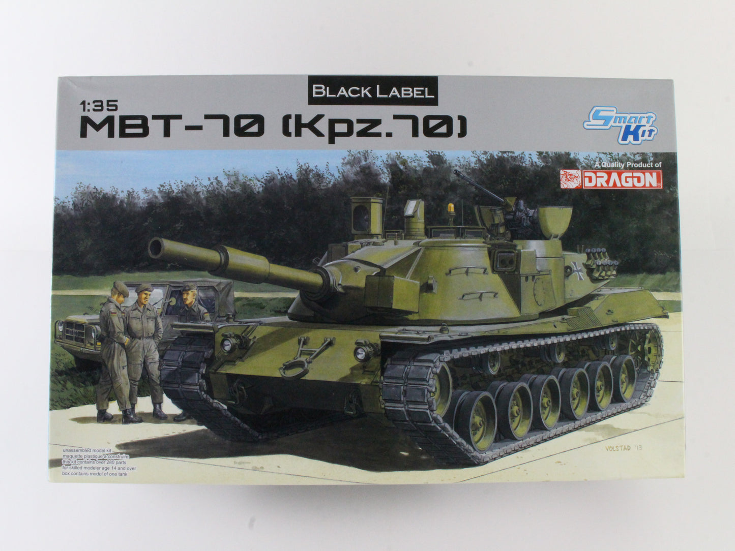 Mbt-70 Kpz.70 Tank Black Label 1:35 Dragon Model Kit 3550