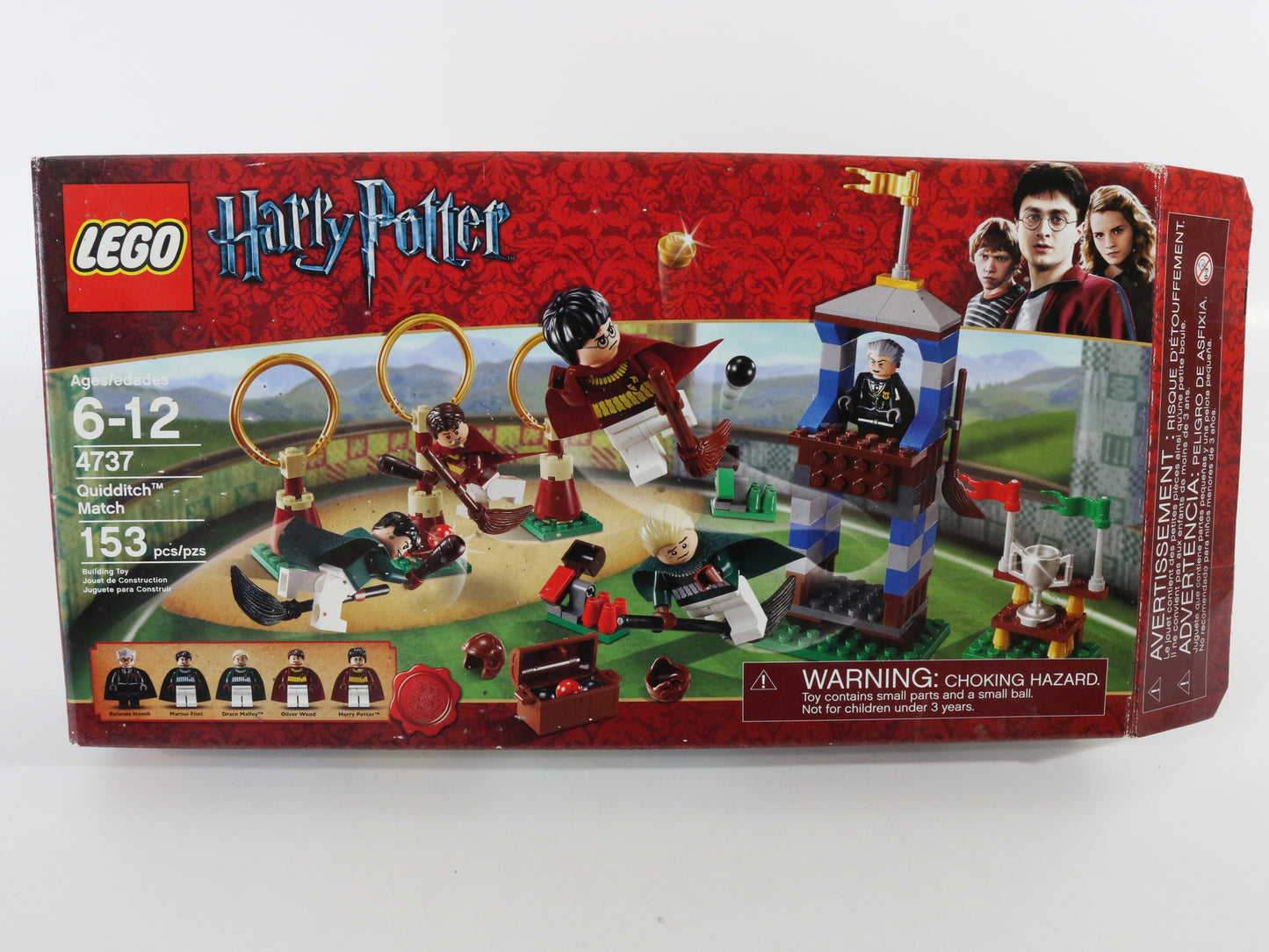 Lego Harry Potter Quidditch Match Built Set 4737 W/ Box & Instructions